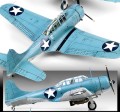 Samolot Douglas SBD-2 Dauntless 12335 Academy