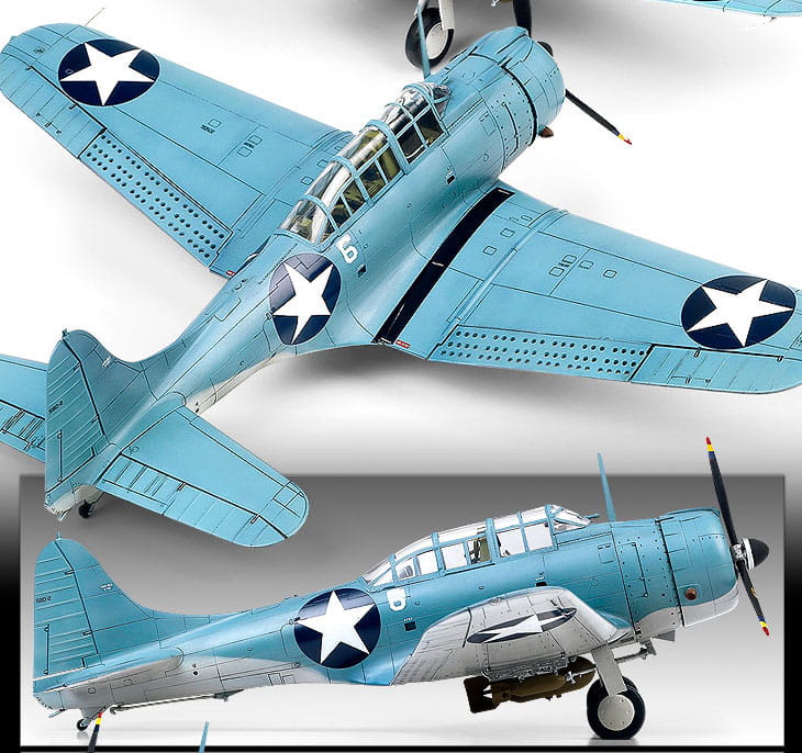 Samolot Douglas SBD-2 Dauntless 12335 Academy