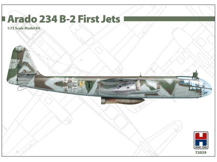 Samolot Arado Ar 234 B-2 First Jets 72039 Hobby 2000