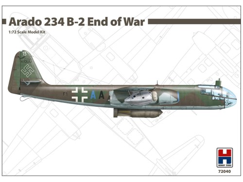 Samolot Arado Ar 234 B-2 End of War 72040 Hobby 2000