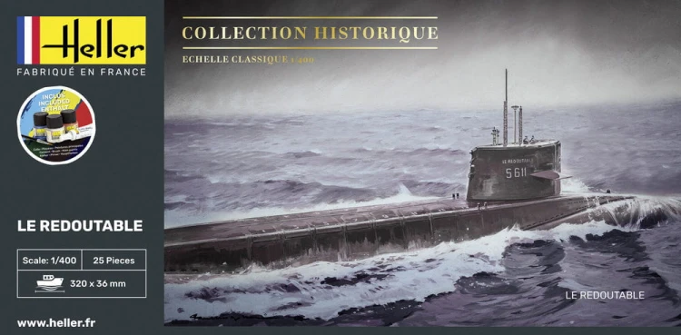 Okręt podwodny Redoutable S611 57075 Heller