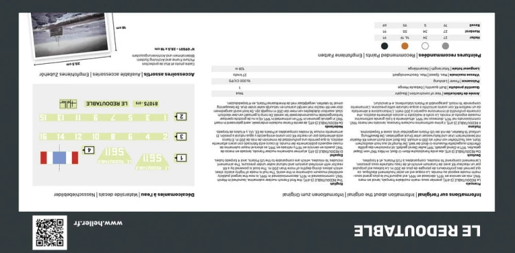 Okręt podwodny Redoutable S611 57075 Heller