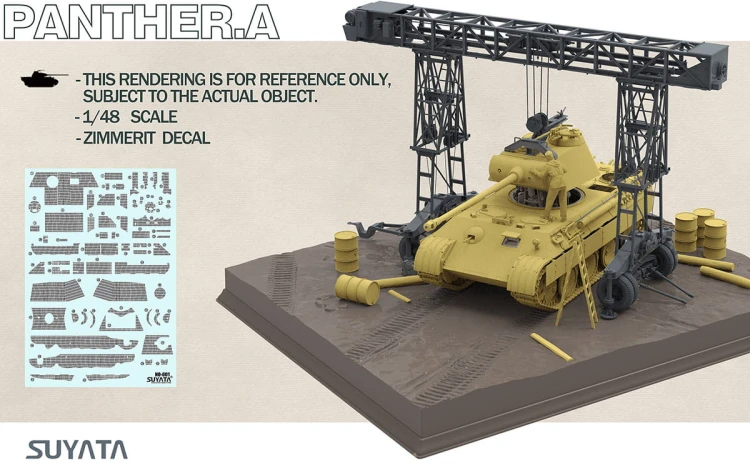 Czołg Panther suwnica Strabokran 16t NO-001 Suyata