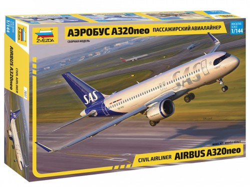 Samolot pasażerski Airbus A320neo 7037 Zvezda
