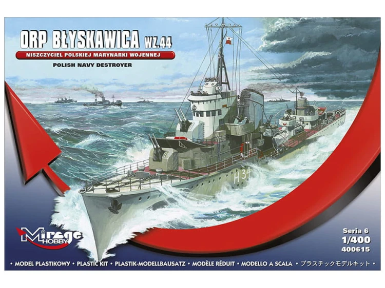Okręt niszczyciel ORP Błyskawica wz.44 400615 Mirage