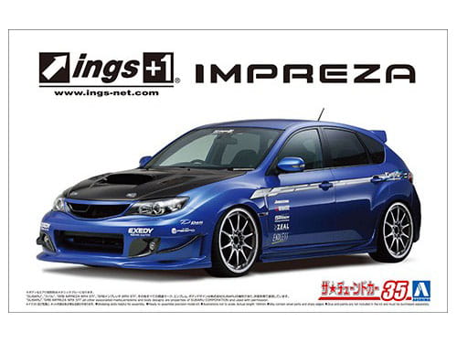 Subaru Impreza WRX STi '07 GRB 05875 Aoshima