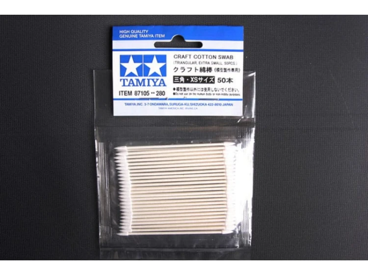 Waciki modelarskie Craft Cotton Swab XS Triangular Extra Small