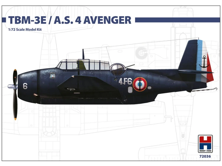 Samolot Grumman TBM-3E/A.S. 4 Avenger 72036 Hobby 2000