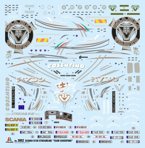 Scania R730 Streamline 3952 Italeri