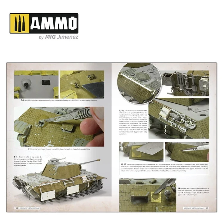 Panthers: Modelling the Takom family A.MIG6270 AMMO Mig Jimenez
