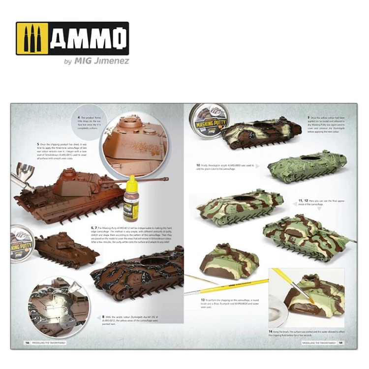 Panthers: Modelling the Takom family A.MIG6270 AMMO Mig Jimenez
