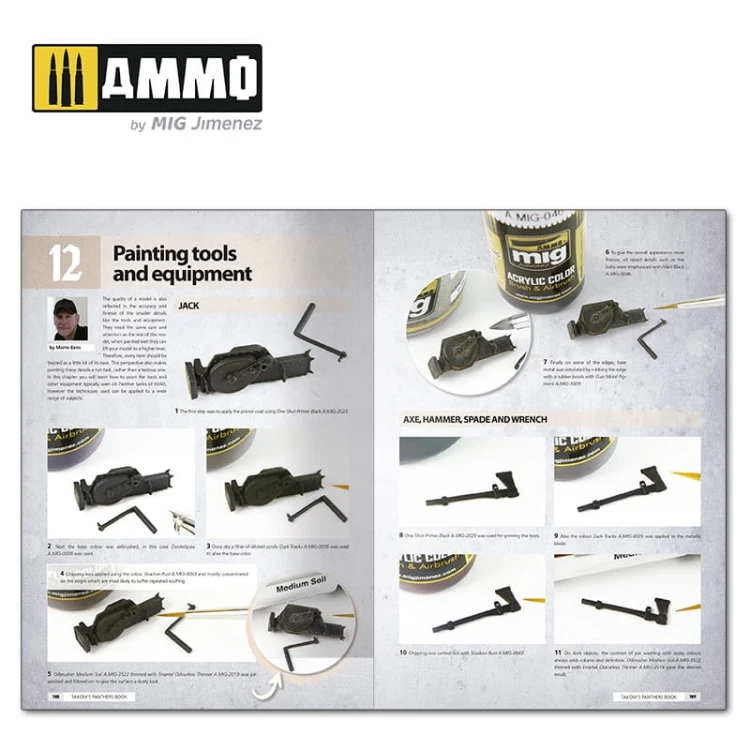 Panthers: Modelling the Takom family A.MIG6270 AMMO Mig Jimenez