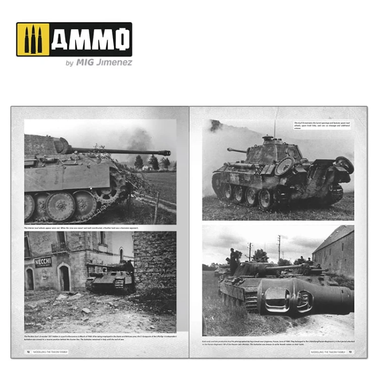 Panthers: Modelling the Takom family A.MIG6270 AMMO Mig Jimenez