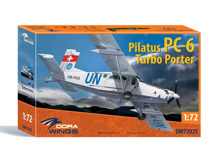 Samolot Pilatus PC-6 Turbo Porter DW72025 Dora Wings