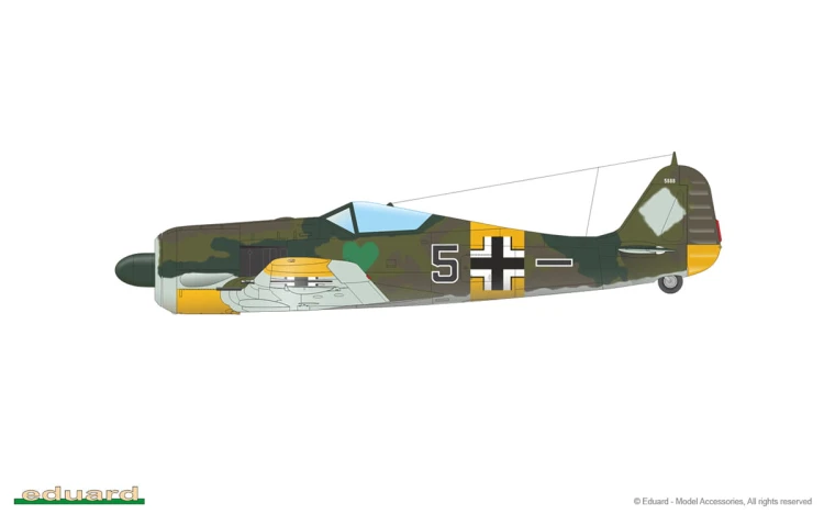 Samolot Focke Wulf Fw190 A-5 82149 Eduard