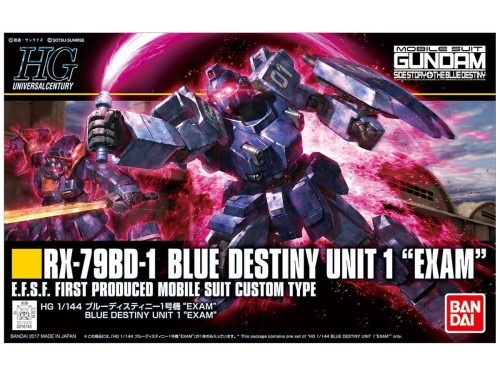 RX-79BD-1 Blue destiny Unit 1 Exam E.F.S.F. 16740 Bandai
