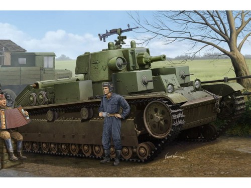 Czołg T-28 (stożkowa wieżyczka) 83855 Hobby Boss