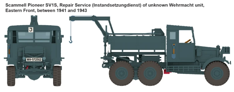 Ciągnik Scammell Pioneer SV/1S 72079 IBG