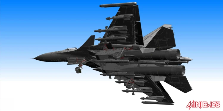 Samolot Sukhoi Su-33 Flanker D 8001 Minibase