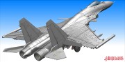 Samolot Sukhoi Su-33 Flanker D 8001 Minibase