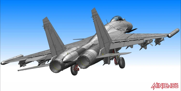 Samolot Sukhoi Su-33 Flanker D 8001 Minibase
