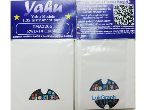Fototrawiona tablica do RWD-14 Czapla YMA3266 Yahu