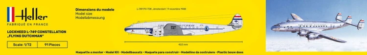 Samolot Lockheed L-749 Constellation 80393 Heller