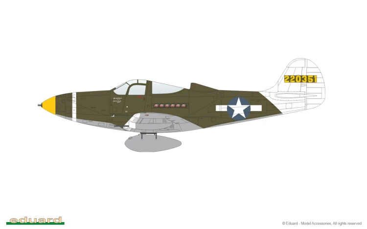 Samolot Bell P-39Q Airacobra 8470 Eduard
