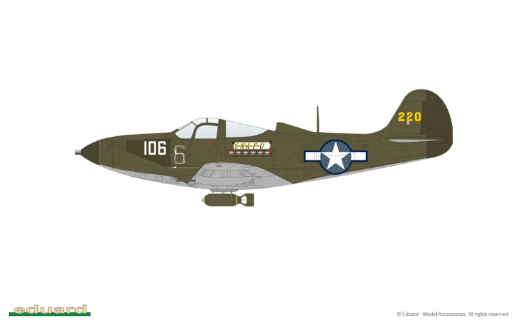 Samolot Bell P-39Q Airacobra 8470 Eduard