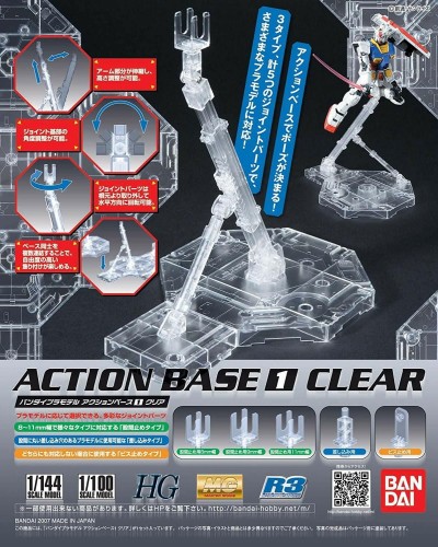 Podstawka Action base 1 clear 57417 Bandai