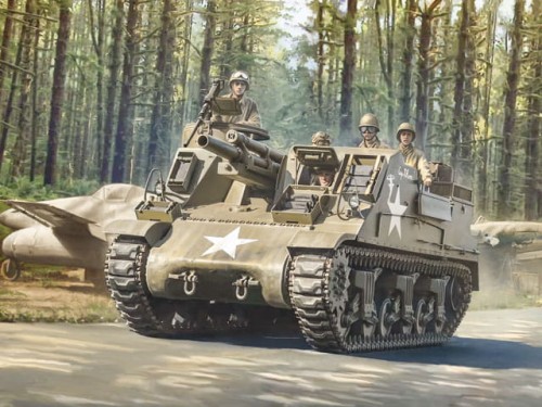 Haubica M7 Priest 6580 Italeri