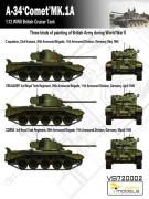Czołg A34 Comet Mk.1A VS72002 Vespid