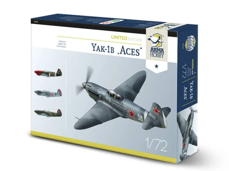 Samolot Yakovlev Yak-1B Jak-1B Aces 70030 Arma Hobby