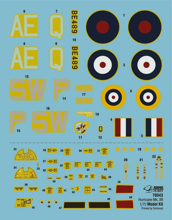 Samolot Hawker Hurricane Mk.IIb 70043 Arma Hobby