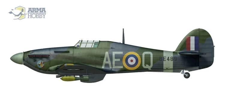 Samolot Hawker Hurricane Mk.IIb 70043 Arma Hobby
