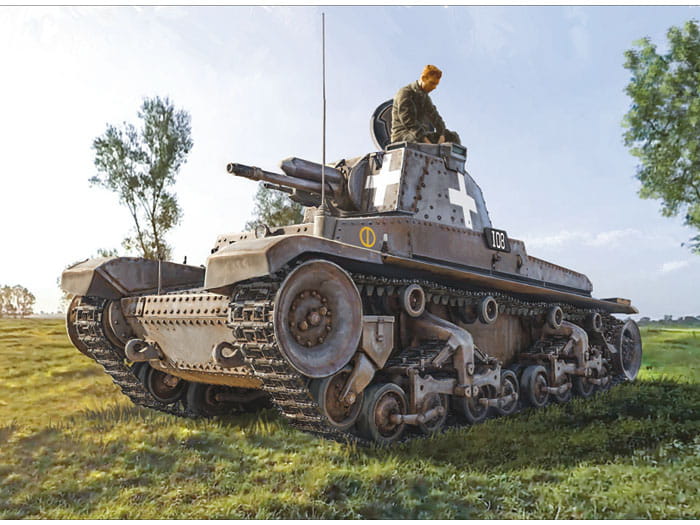 Czołg PzKpfw 35(t) 7084 Italeri