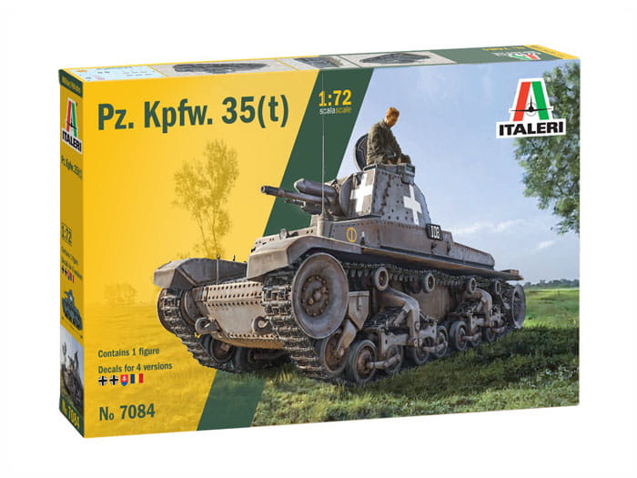 Czołg PzKpfw 35(t) 7084 Italeri