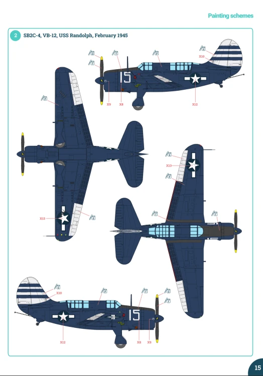 Samolot Curtiss SB2C-4 Helldiver 3201 Infinity Models