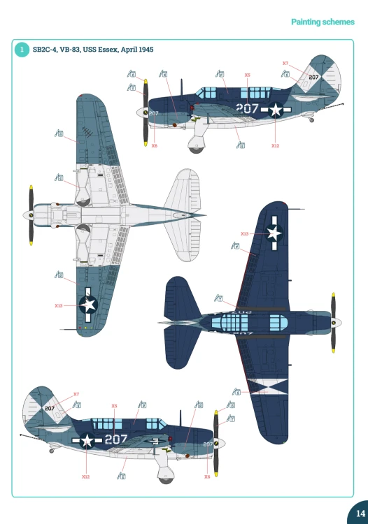 Samolot Curtiss SB2C-4 Helldiver 3201 Infinity Models