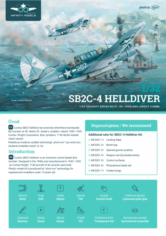 Samolot Curtiss SB2C-4 Helldiver 3201 Infinity Models