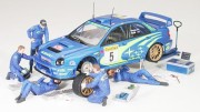 Mechanicy rajdowi Subaru Peugeot 24266 Tamiya