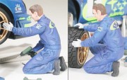 Mechanicy rajdowi Subaru Peugeot 24266 Tamiya