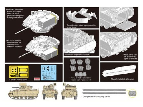 Wóz bojowy M6 Bradley Linebacker 7624 Dragon