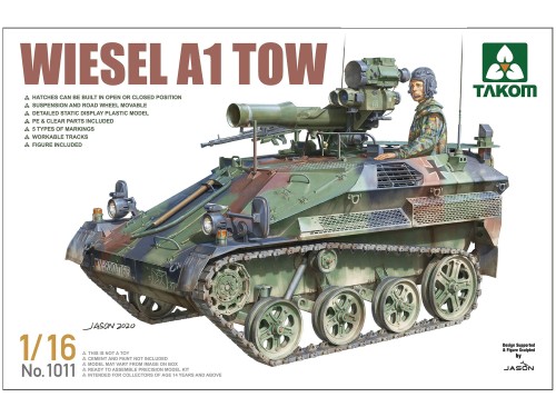 Pojazd gąsienicowy Wiesel A1 TOW 1011 Takom