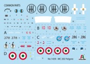 Samolot Macchi MC.202 Folgore 1439 Italeri