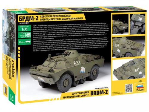 Samochód rozpoznawczy BRDM-2 3638 Zvezda