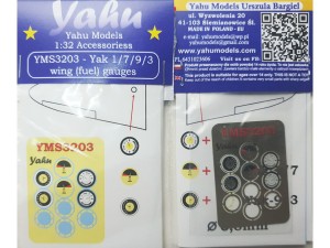 Fototrawione wskaźniki do Yak-1/3/7/9