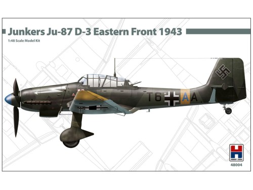 Samolot Junkers Ju-87 D-3 Stuka 48004 Hobby 2000