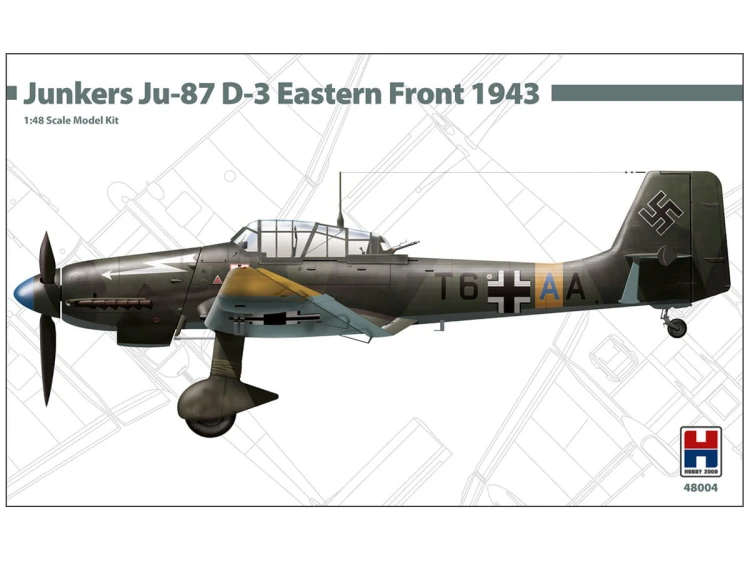 Samolot Junkers Ju-87 D-3 Stuka 48004 Hobby 2000