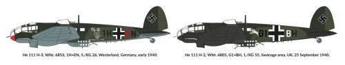 Samolot Heinkel He 111 H-2/H-3 Western Front 1940 72048 Hobby 2000